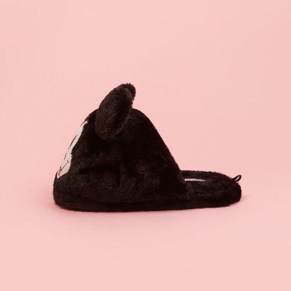 WOMENS DISNEY MICKEY MOUSE PLUSH HOUSE SLIPPERS - Picture 4 of 7